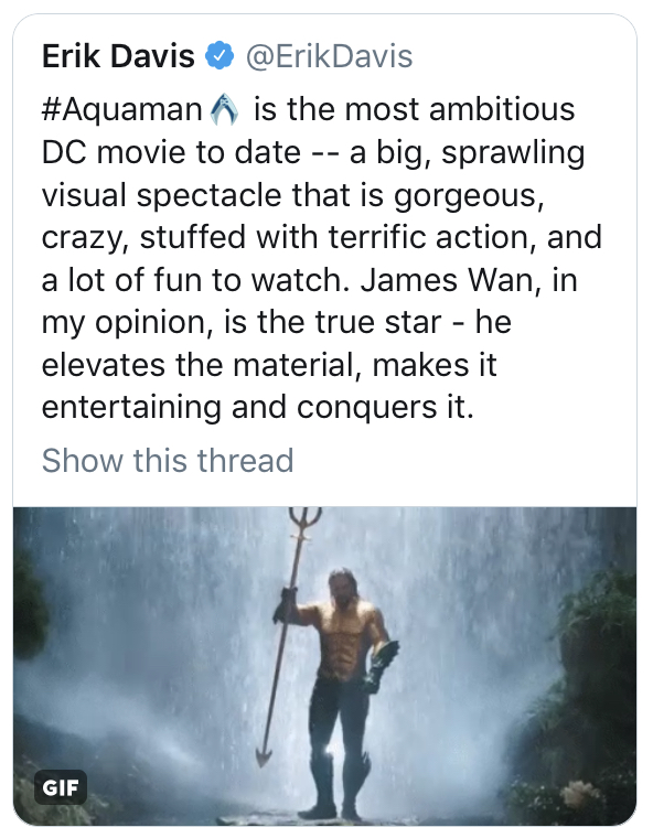 Early Aquaman Review