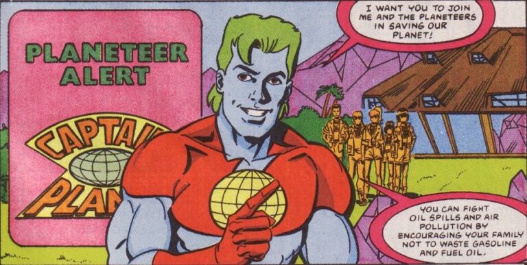 Is Captain Planet from Marvel or DC? Or Is He from Neither of the Two?