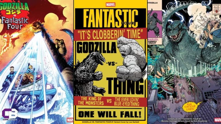 Releasing March 2025, ‘Godzilla vs. Fantastic Four’ #1 Will See Marvel Heroes Fight the King of the Monsters as Galactus’ Newest Herald