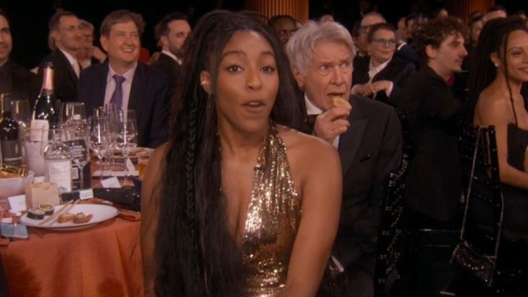 Harrison Ford Scolded for Snacking During Co-Star’s SAG Awards Speech!