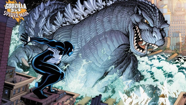 The Spider-Man vs. Godzilla Crossover Teases "Venomzilla"